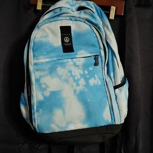 Neff Blue Cloud Tie dye backpack